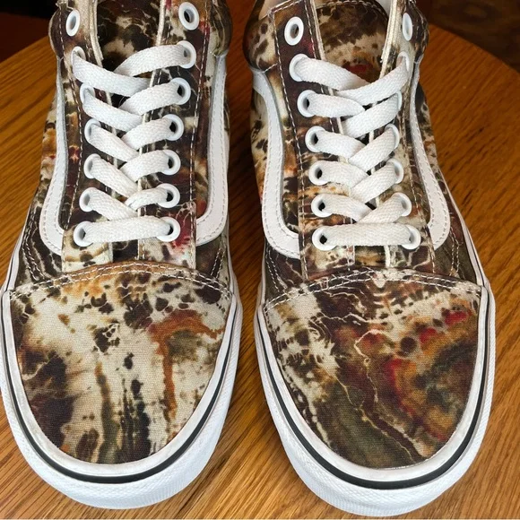 Vans Old Skool Tie-Dye Brown Colorway Sneakers - Picture 2 of 13